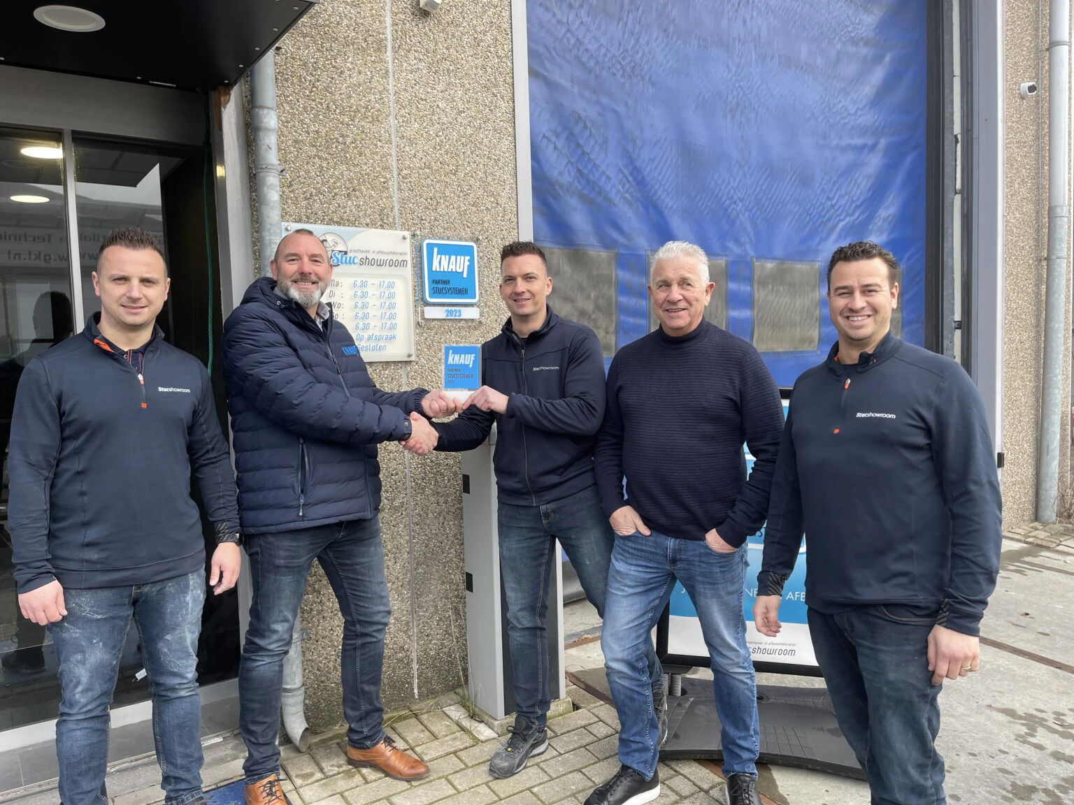 Stucshowroom is Knauf partner sinds 2015